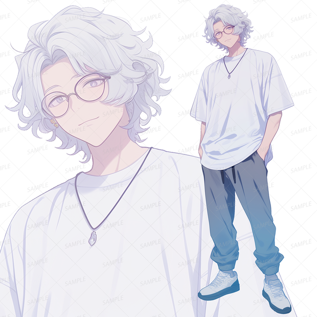 【背景透過_立ち絵】モブ若者A【現代】