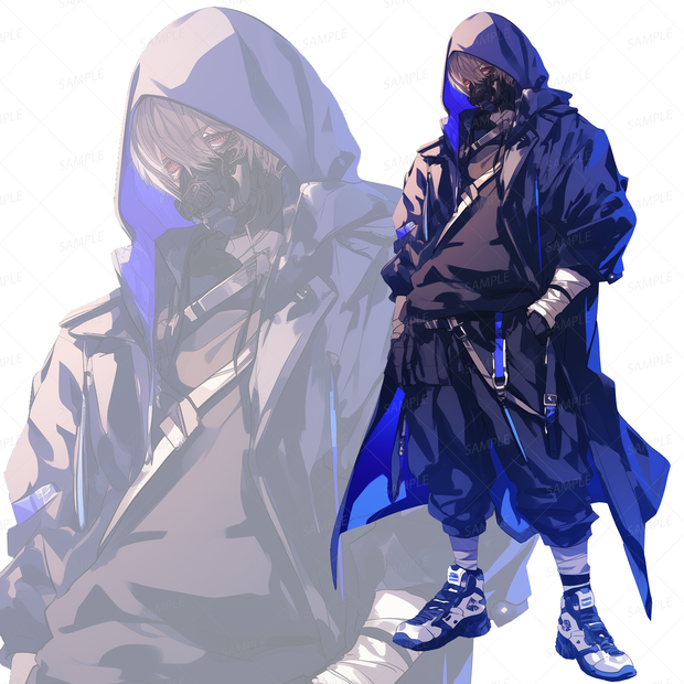 【背景透過_立ち絵】傭兵A【ファンタジー】