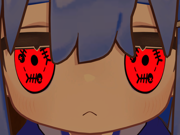 【キプフェル専用】VRChat アバター向け 赤眼変化ギミック