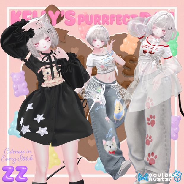 Kelly's Purrfect Day (12アバター対応) 