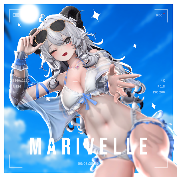 【19アバター対応】🏖️☀️ Mari Velle ☀️🏖️