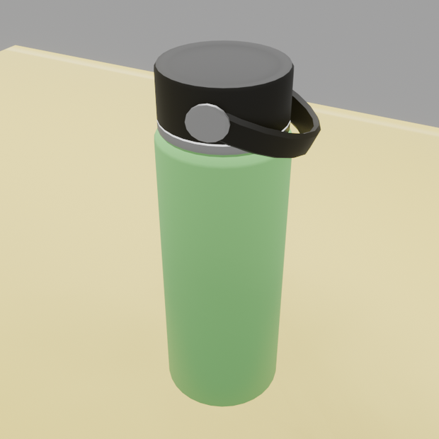 ローポリな水筒の３Dモデル