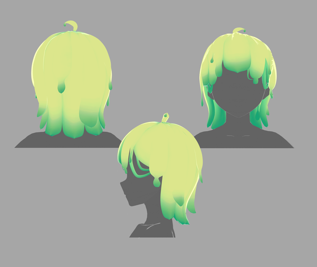 【 VRoid 】Slime hair preset/custom item