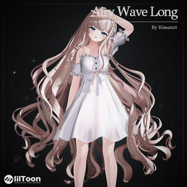 [16 Avatars] Airy Wave Long Hair