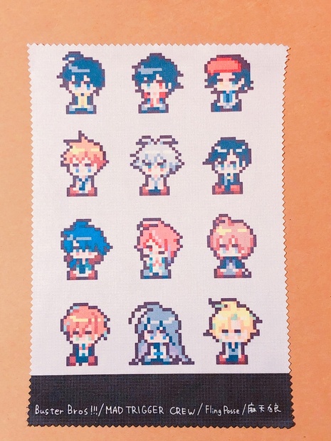 ヒプマイドット絵メガネ拭き 鳥籠部屋 Booth