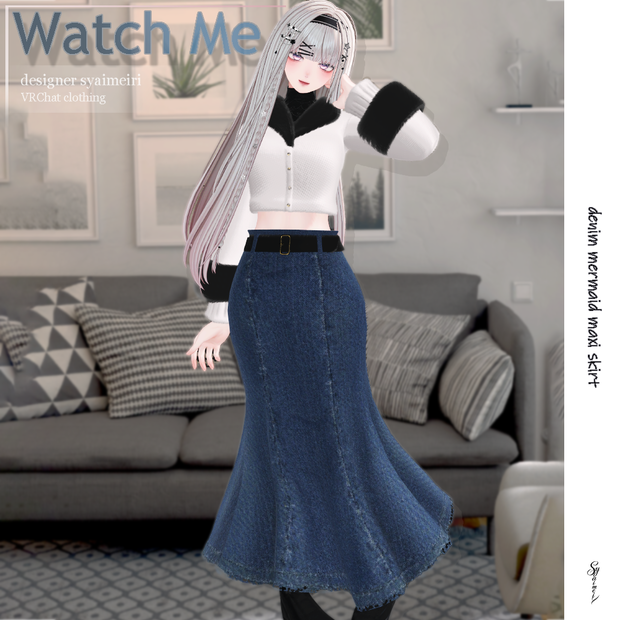 【VRChat3D衣装】Watch Me 「しなの・森羅・ラシューシャ・ミルフィ・エク・璃々・ルミナ・ルシル・ヒナミ・りる対応」by シャイメイ理