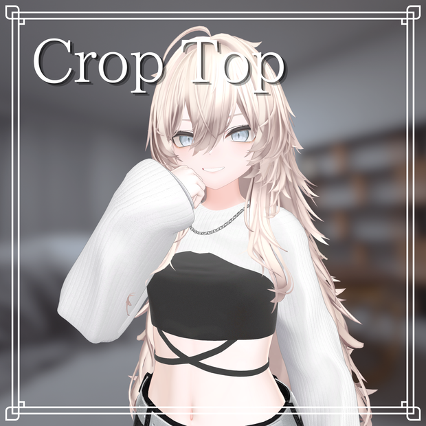 【VRC想定】Cropped Top