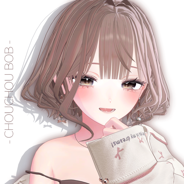 ⊹˚. ♡シュシュボブ - Chouchou Bob -【VRC用Hair】