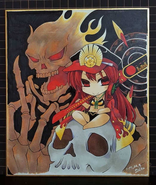 Fgo 織田信長 水着 色紙コピック Nikubanare Booth