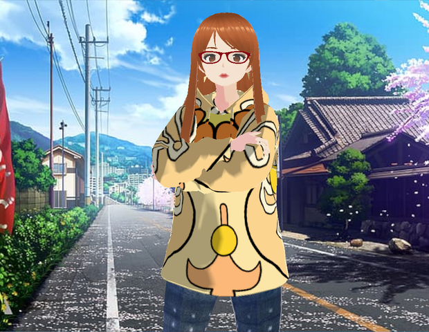 Orange/Yellow Boho tile Hoodie