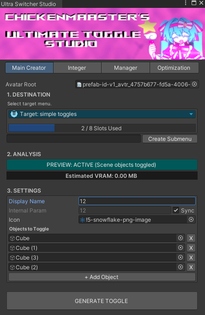 Ultimate Toggle Studio