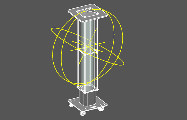 LEDパノラマライト　工事現場 Revit ファミリ