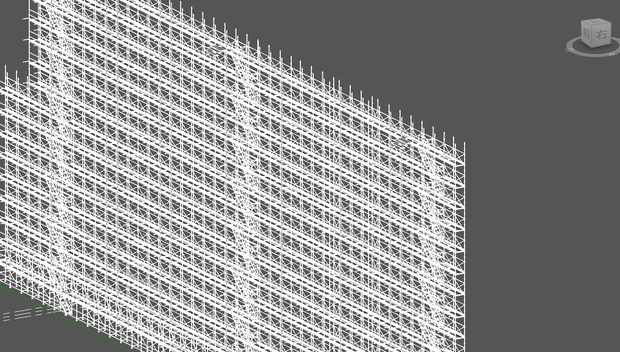 Iqシステム足場　Revit