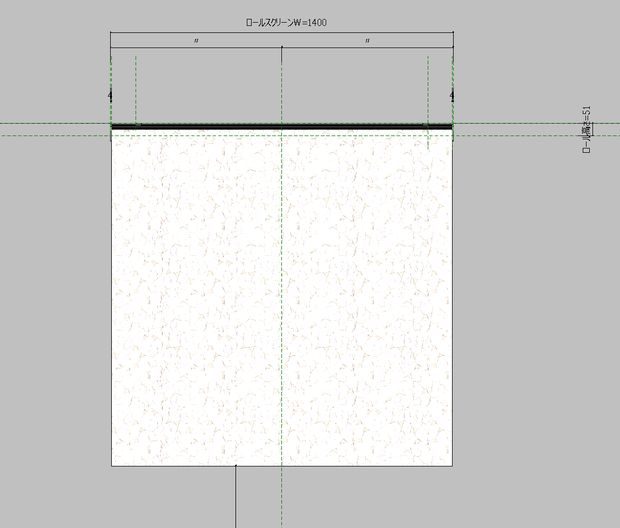 ロールスクリーン Revit 