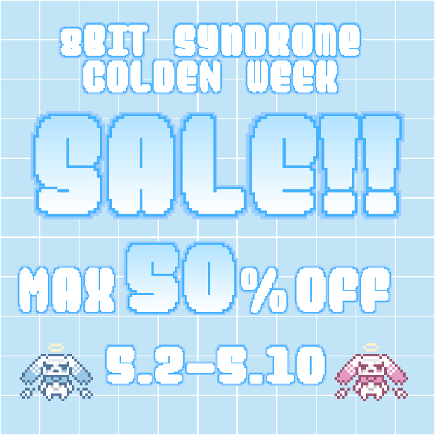 🩵8bit Syndrome  Goldenweek Sale!!🩵