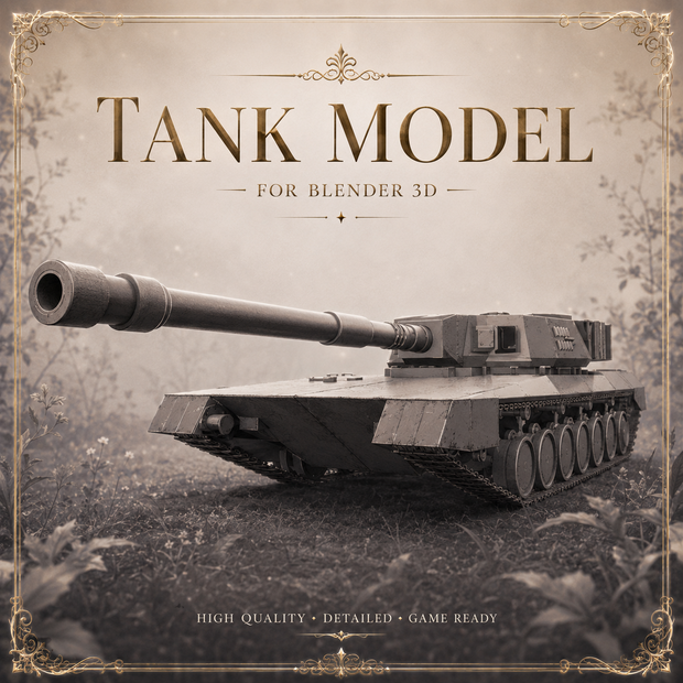 Tank model-戦車モデル“”AGT-1“”白モデル-White model