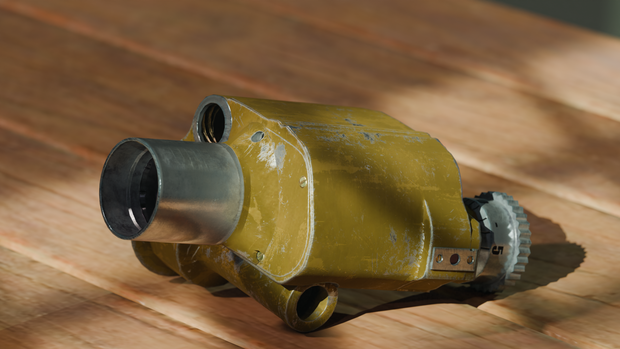 Soviet Artillery Monocular PAB-2M — Game-Ready Asset (VRChat / VRM Optimized)