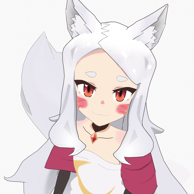 Shiro 3D Model From Sewayaki Kitsune no Senko san