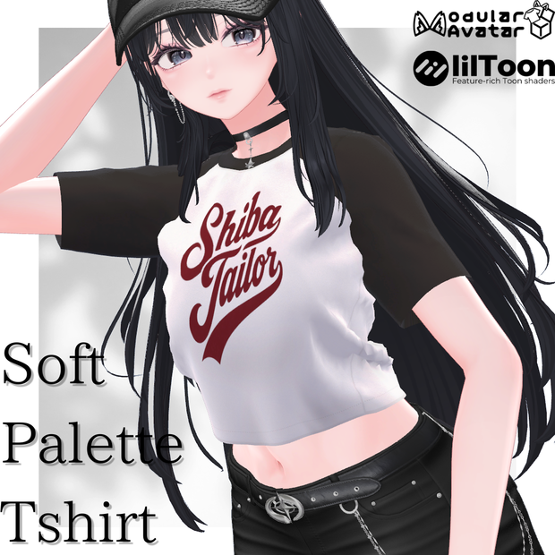 【うらら・海咲・siusiu対応】Soft Palette T shirt【VRchat想定】