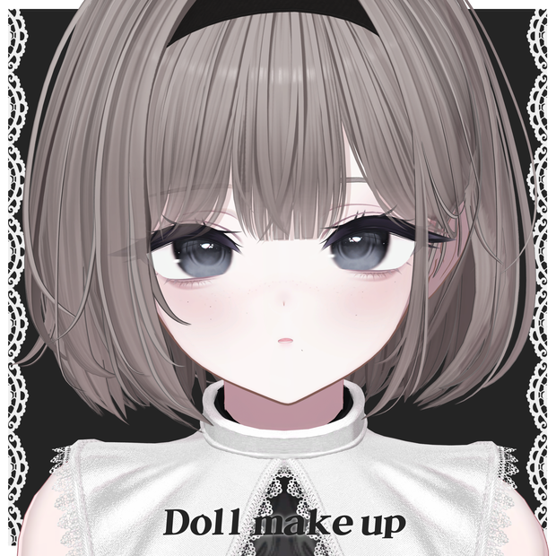 [ milltina対応 ] doll make up & face animation 🖤