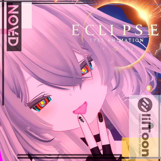 【Solar Eclipse Eye/日食の目】+Suport for 12 model's/12モデルをサポート