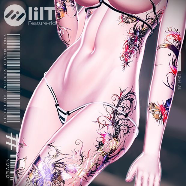 【Midnight Gold/深夜の黄金】15 avatars 4K textures/13体のアバター用4KテクスチャHD