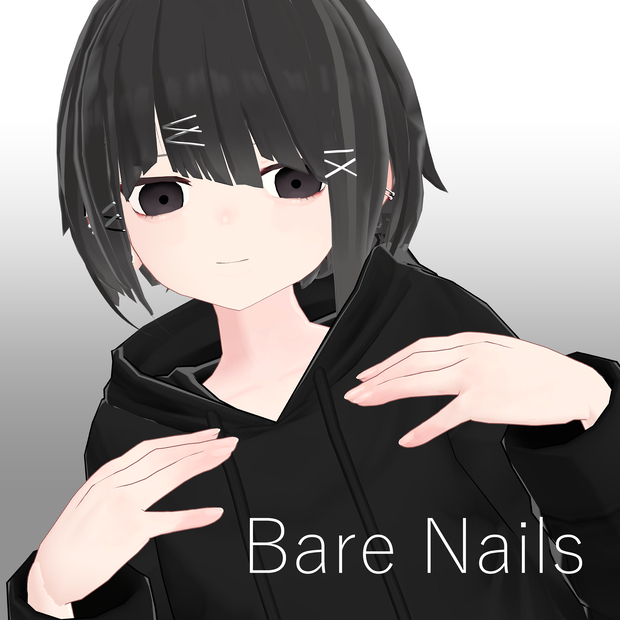 【アングラの子/SS_A01_Body】Bare Nails【素爪ネイル】