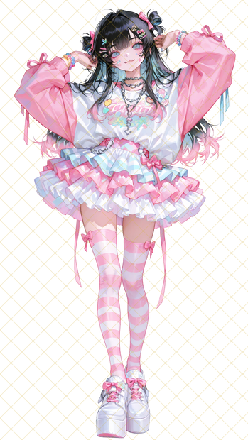 【立ち絵】地雷系女子
