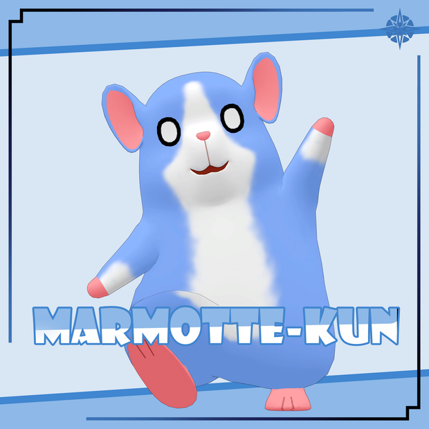 オリジナル3Dモデル「モルモット-Kun!」