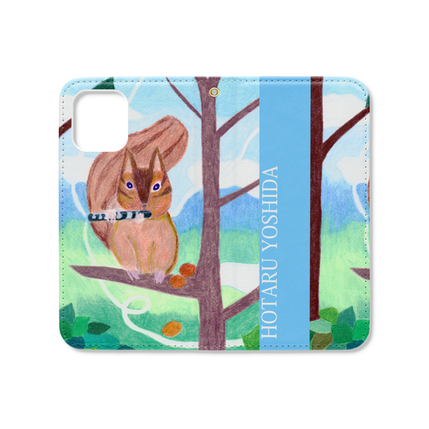 リス　ピッコロ　iPhone miniスマホケース