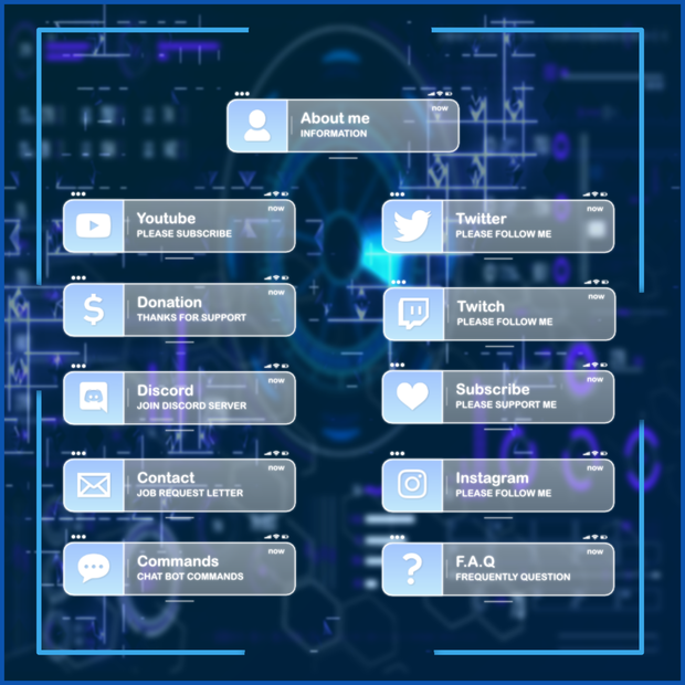 【TwitchPanel】-PHONE- ツイッチパネル画像【配信】