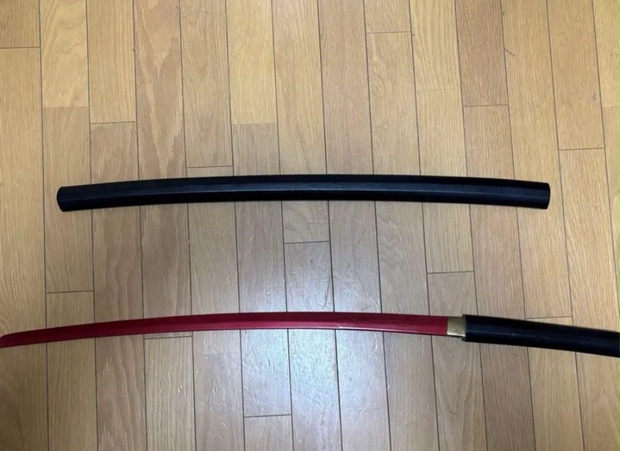 憧れの 塗装刀白鞘(紅)&大刀×2(紅&蒼) - BOOTH - 十六夜幽玄堂 コスプレ衣装
