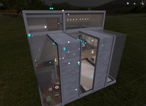 【無料】VRC向けワールドプレハブ「10x10x10m」【Unity2022対応】