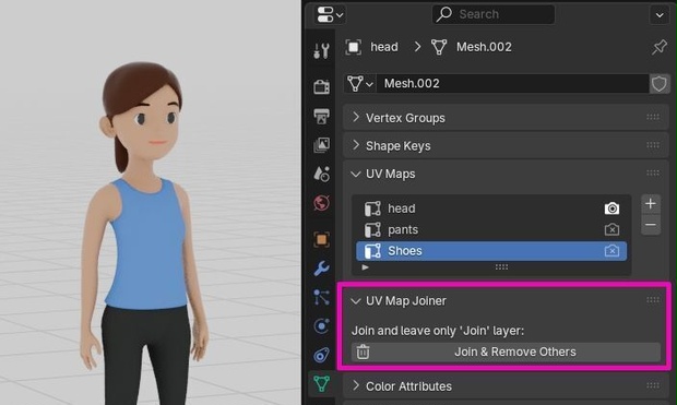 UV Map Joiner