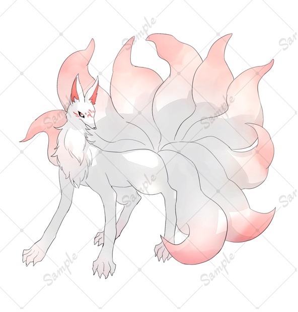 九尾の妖狐 - kuroumi - BOOTH