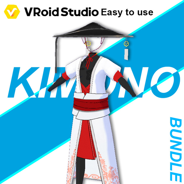 [ Hair + Tops ] Kimono Set