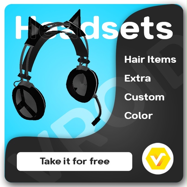 [ Hair ] Gaming Headsets Lizearu BOOTH