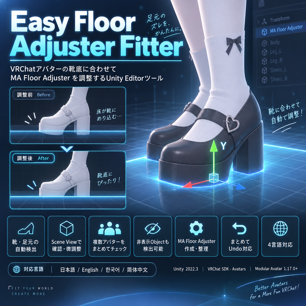 Easy Floor Adjuster Fitter