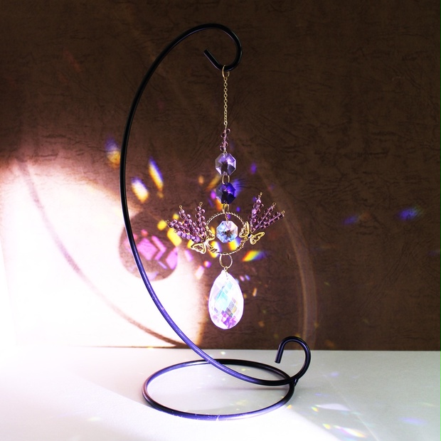 SWAROVSKI ✩.*˚バイオレット置き型サンキャッチャー 置き型サンキャッチャー - サンキャッチャーの人気通販 | minne