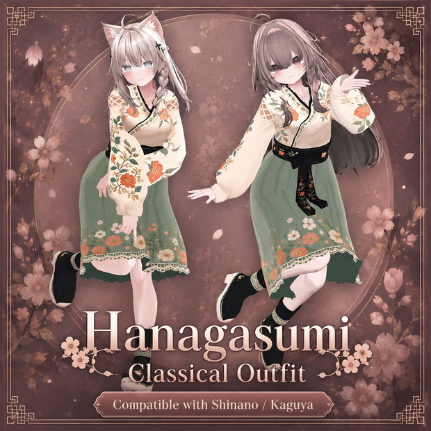 Hanagasumi Classical Outfit for SHINANO / KAGUYA