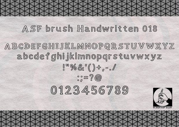 ASF brush Handwritten Font 018