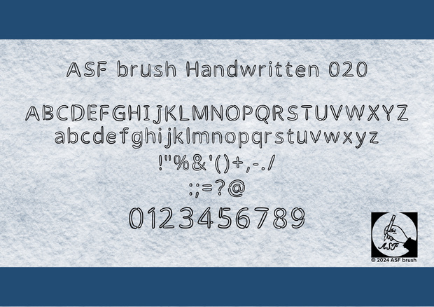 ASF brush Handwritten Font 020