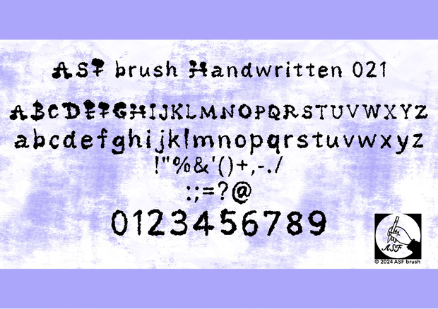ASF brush Handwritten Font 021