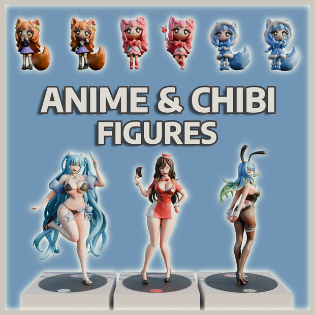 Anime & Chibi Figurines | VRChat