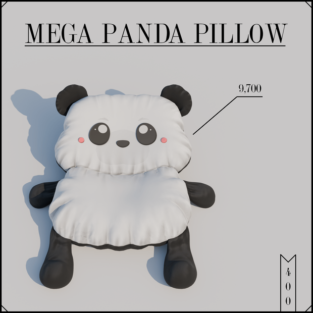 Mega Panda Pillow <3