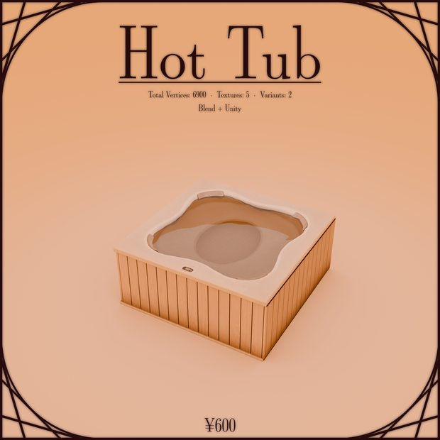 [VRChat] Hot Tub - 2 Versions