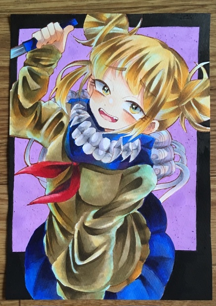 僕のヒーローアカデミア 手描きイラスト トガヒミコ コピック野郎の間 Booth