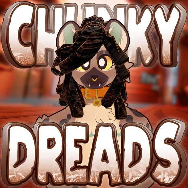 VRChat Chunky Dreadlocks for Skip4D Chibi