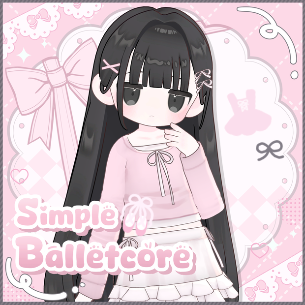 【Free/無料】Simple Balletcore【MameFriends】