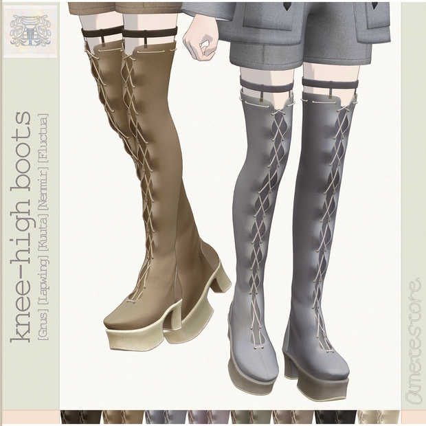 5アバター対応∴knee-high boots